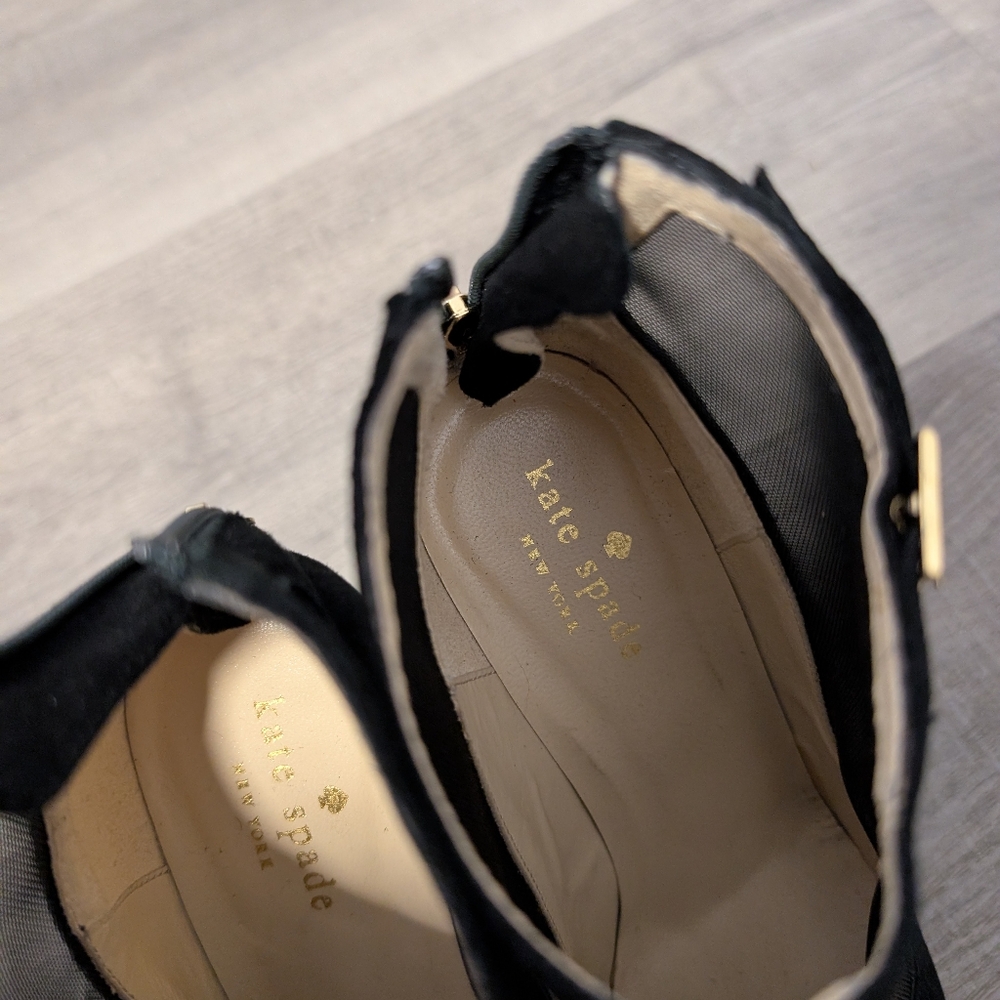 Kate Spade/Black Heels Sz 6 - Picture 6 of 7